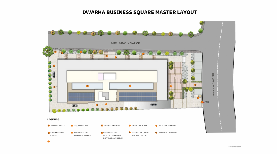 Dwarka-Business-Square-Master-Layout